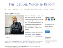 Tablet Screenshot of icelandweatherreport.com